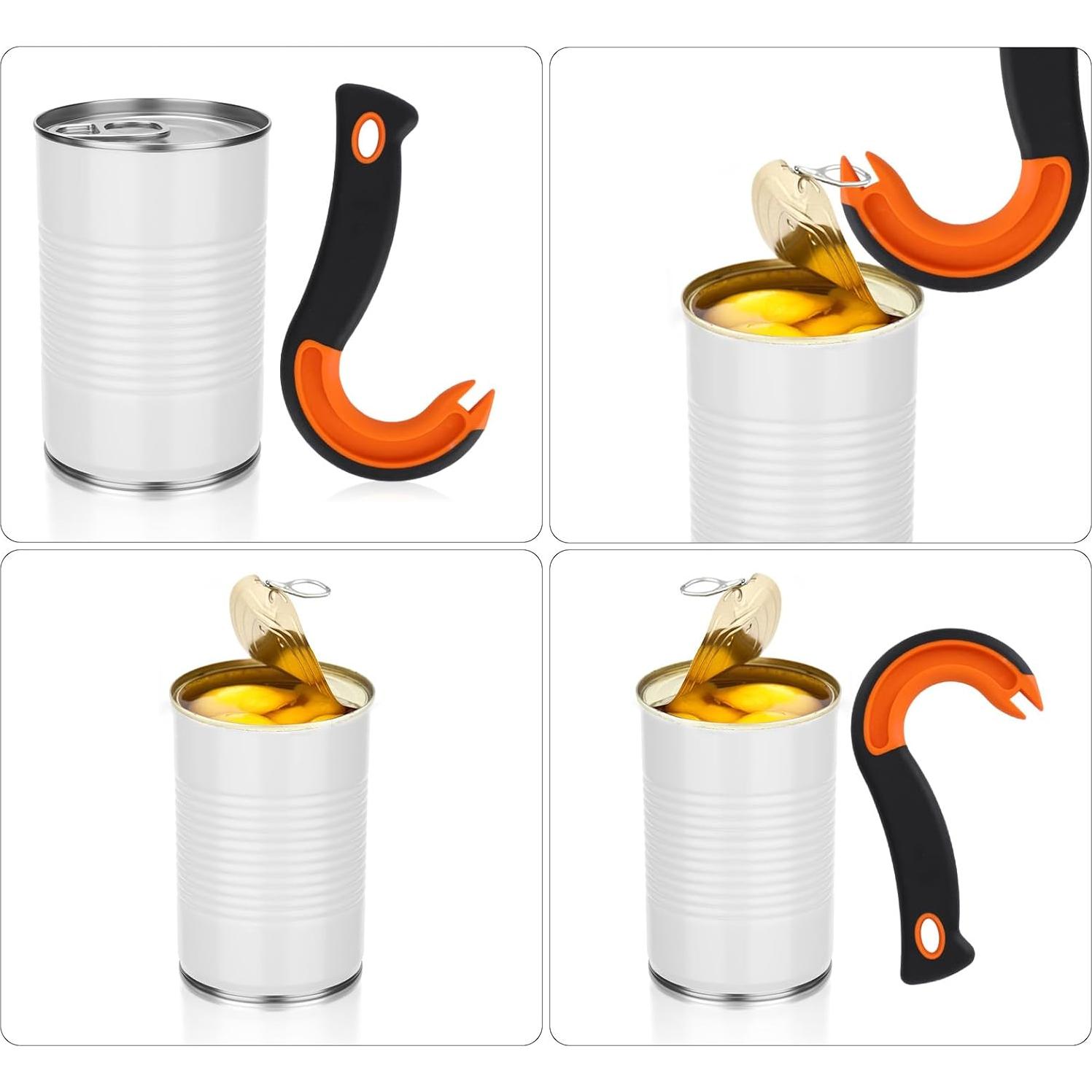 Abre Latas de Anilla BOXOB Naranja Ergonomico Antideslizante