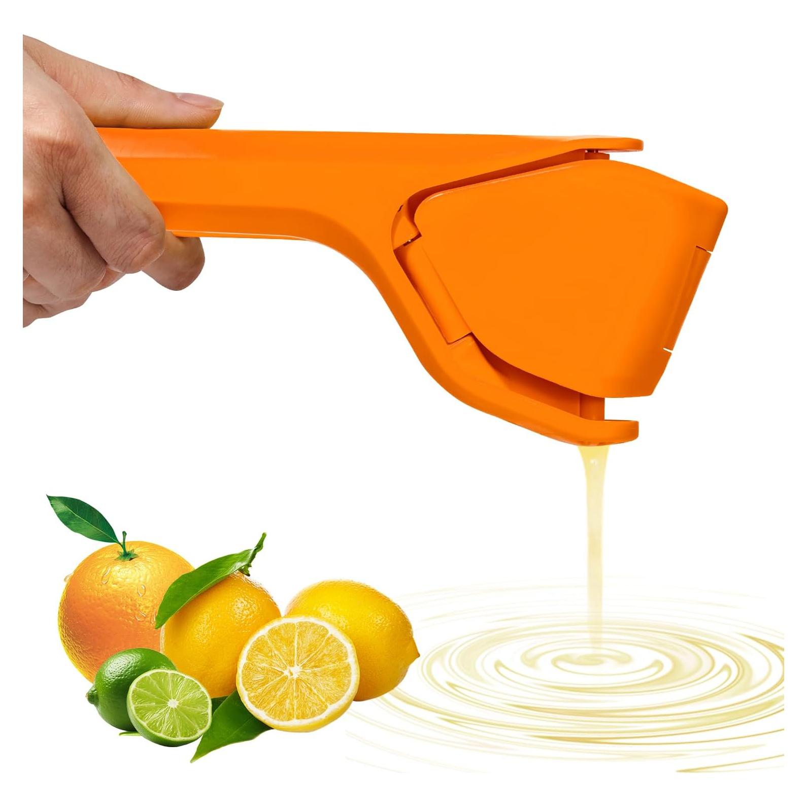 Exprimidor de Limón Manual HomeyVenture Naranja Ergonómico