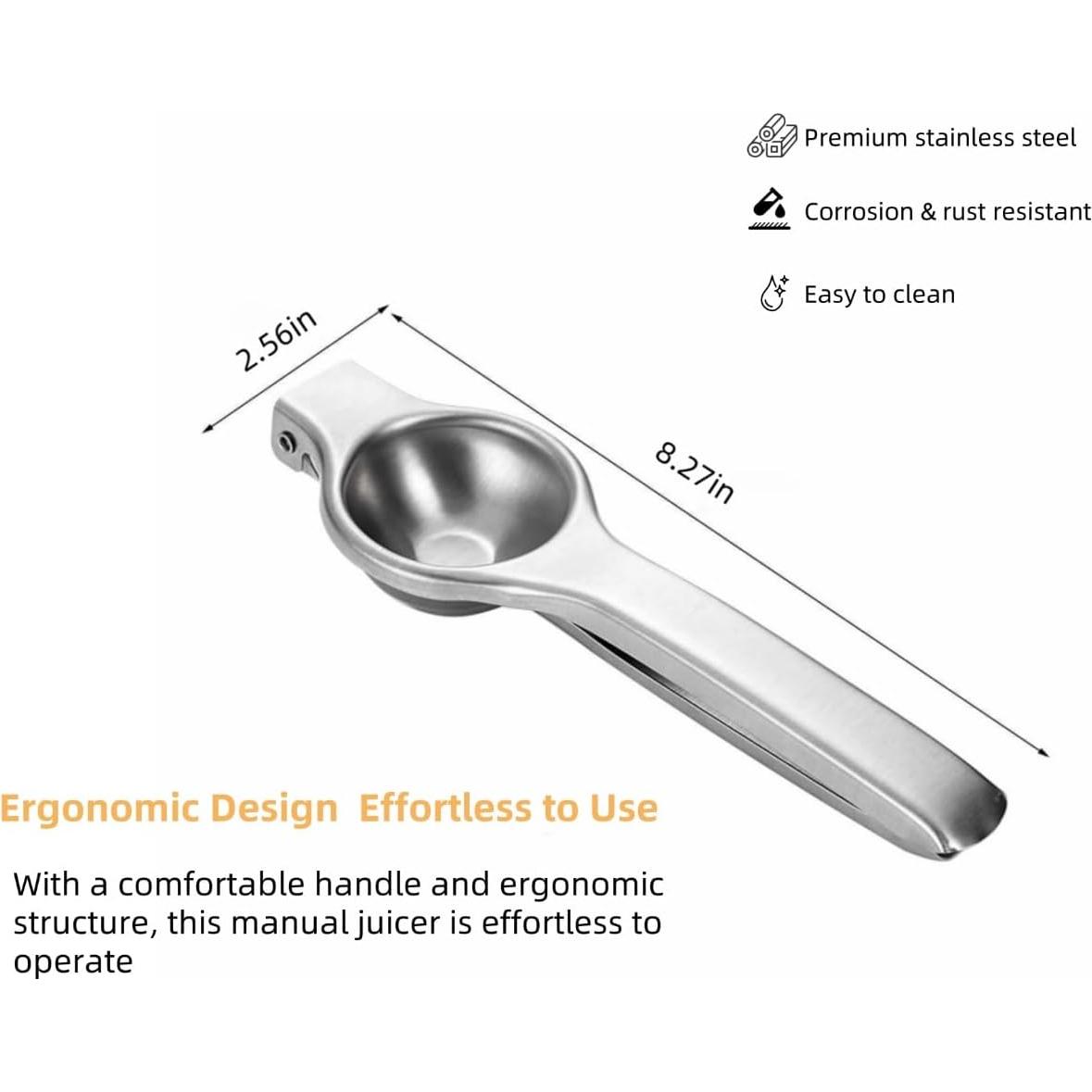 Exprimidor de Limón de Metal Genérico, Manual, 90.7g