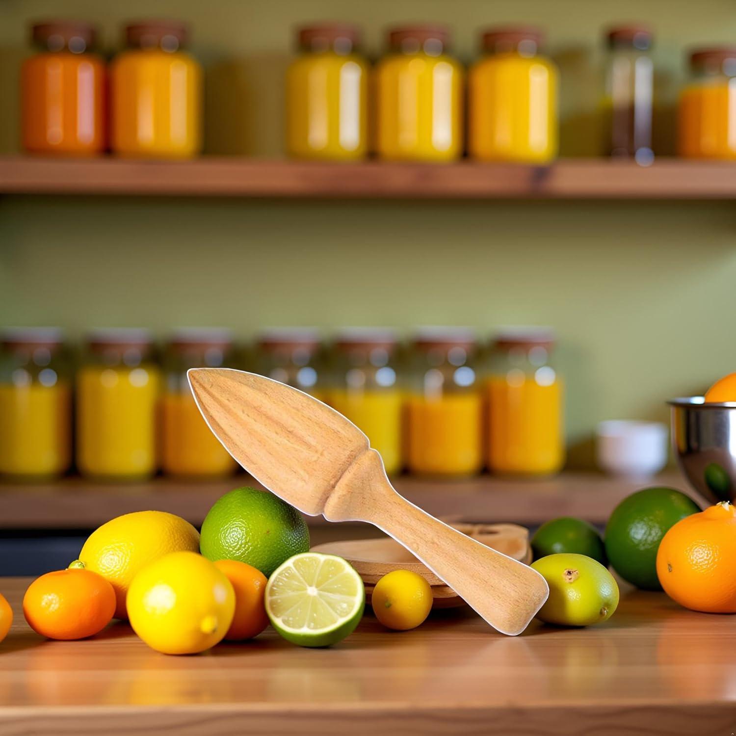 Exprimidor Manual de Cítricos SquarezhenBo - Madera Ergonómica