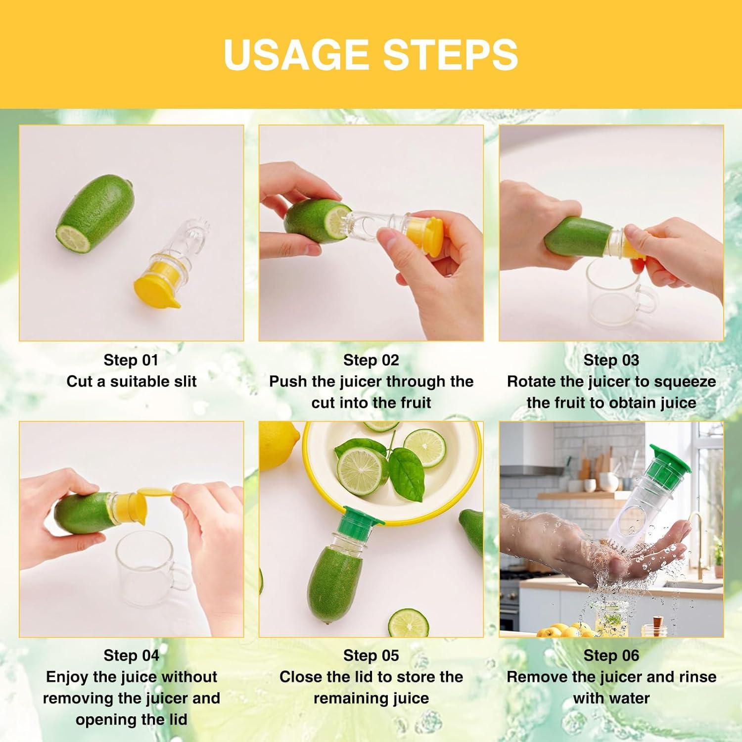 Exprimidor de Limón LOGJAM 3 Pcs Acero Inoxidable y Manual