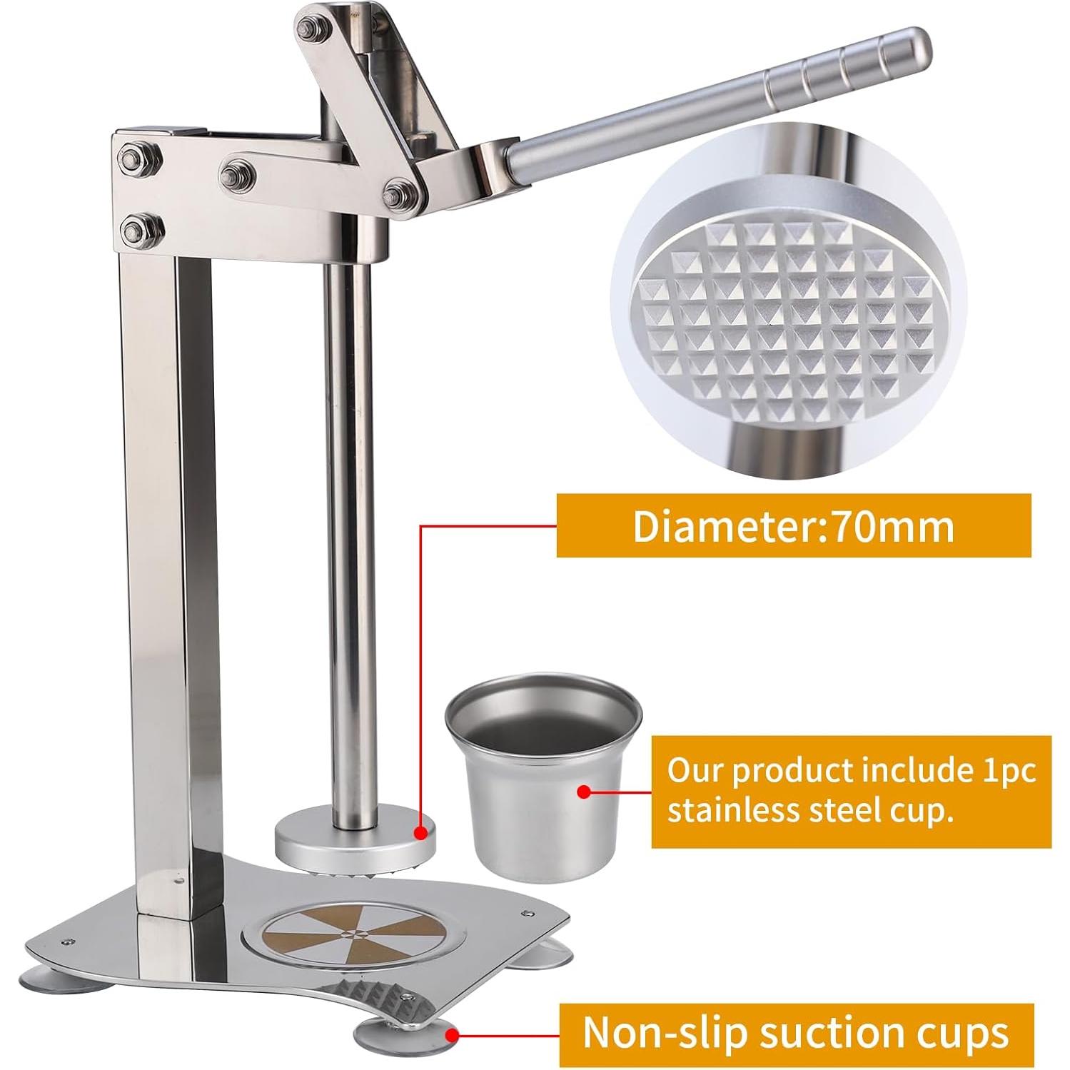 Exprimidor Manual Nizodo de Acero Inoxidable 2.72 kg