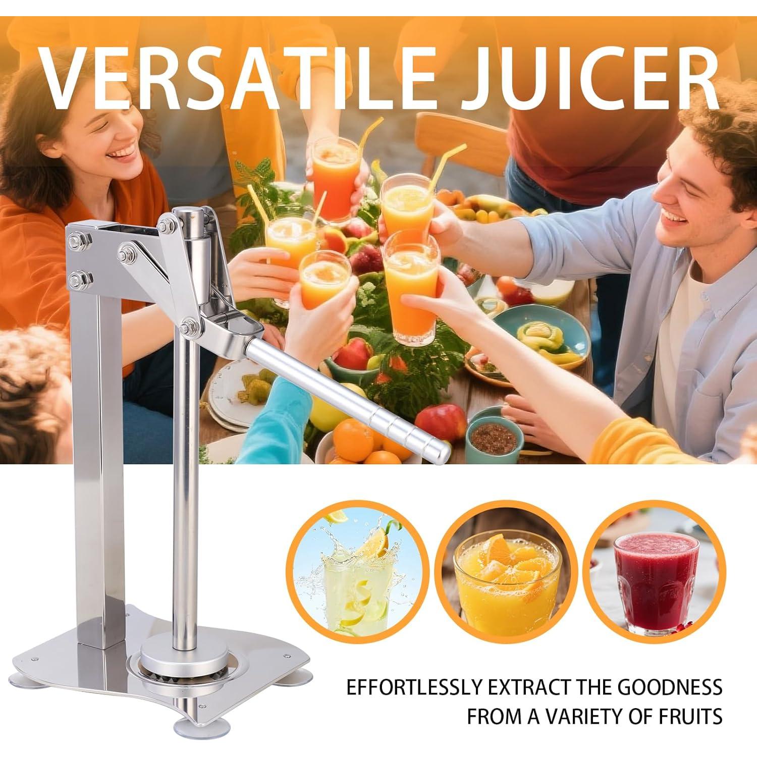 Exprimidor Manual Nizodo de Acero Inoxidable 2.72 kg