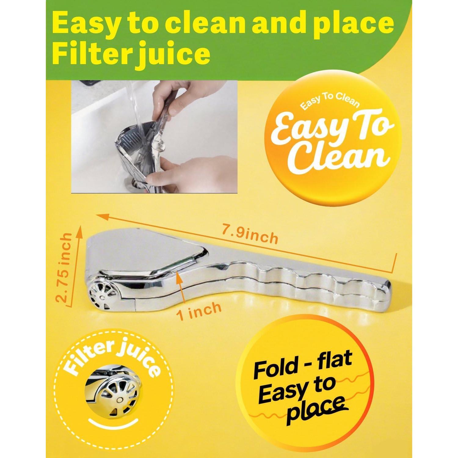 Exprimidor Manual de Cítricos iStarcas LQ626 Acero Inoxidable