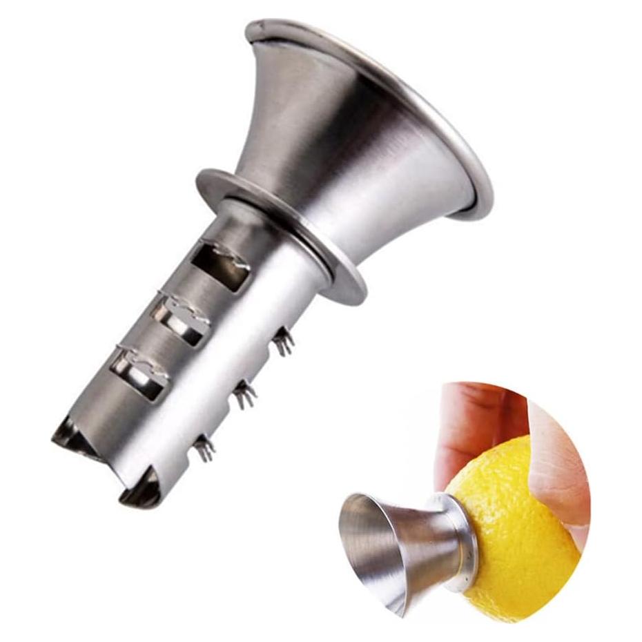Exprimidor Manual de Limón Jilukibo Acero Inoxidable 7cm