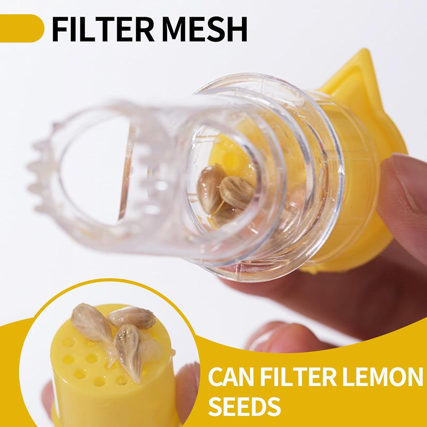 Exprimidor de Limón Aklimida con Tapa y Filtro 32g