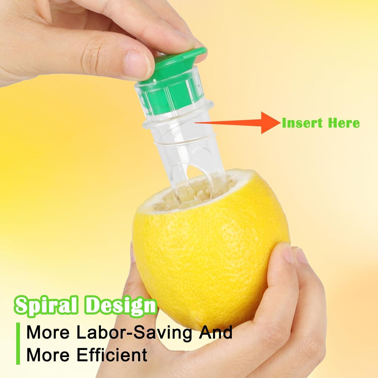 Exprimidor Manual de Limón Loghohu 2 Piezas Verde y Amarillo