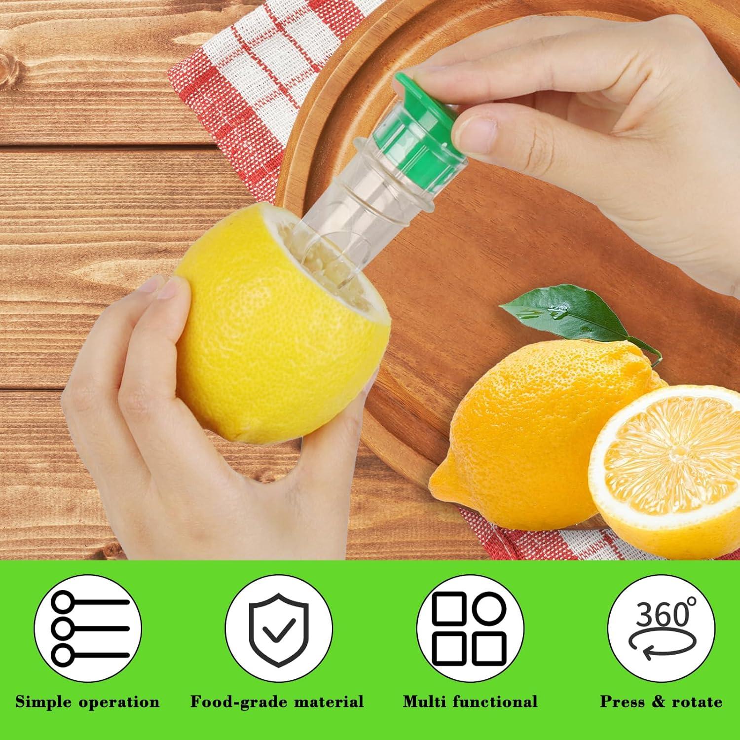 Exprimidor Manual de Limón Loghohu 2 Piezas Verde y Amarillo