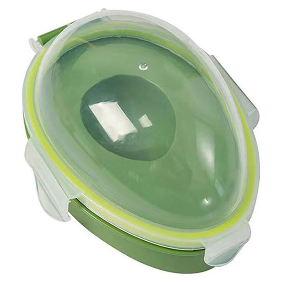 Contenedor de Almacenamiento de Aguacate Wvapzwr Verde 15.3x11x8 cm