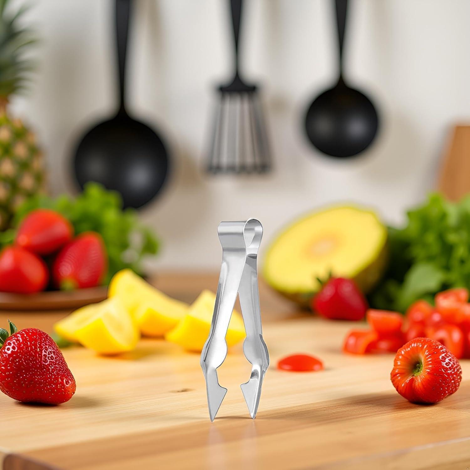 Clip Removedor de Tallos Tnyvm Multifuncional Acero Inoxidable