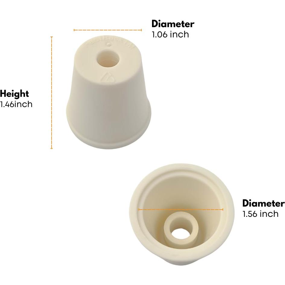 Tapones de burbuja doble y carboy Fermtech - Paquete de 2