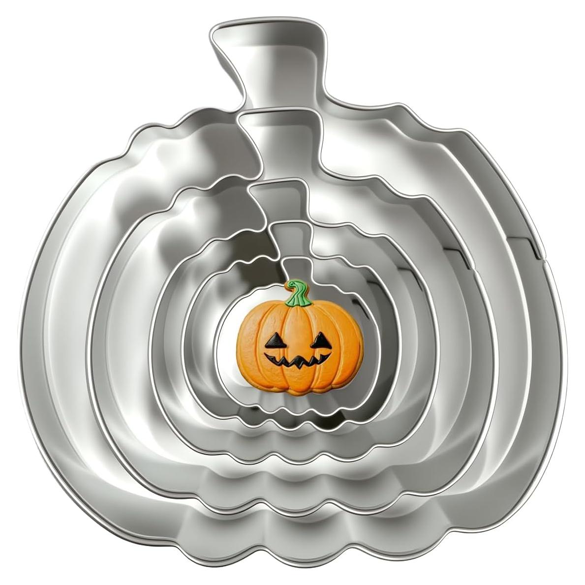 Juego de Cortadores de Galletas de Calabaza VTUGP - 5 Piezas