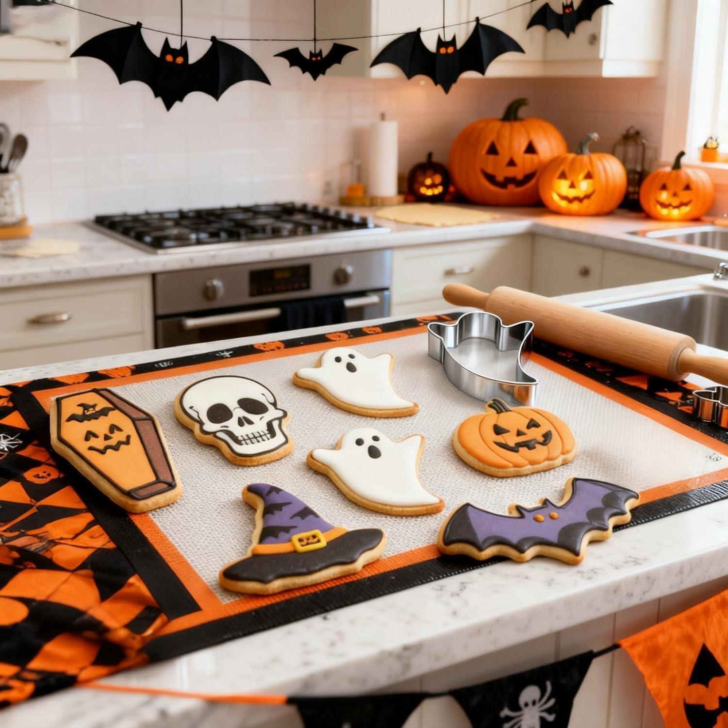 Juego de Cortadores de Galletas de Halloween VTUGP 7 Piezas