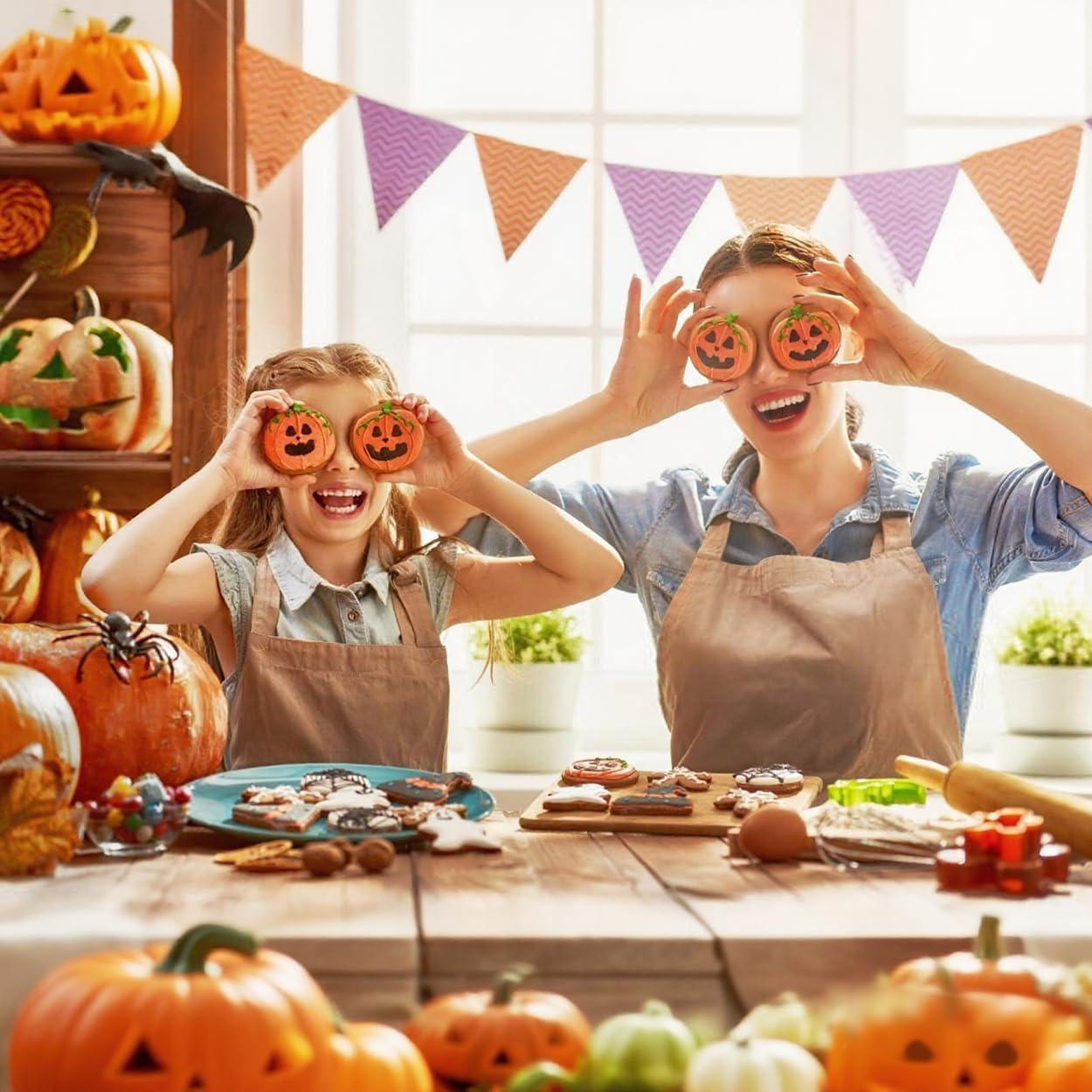 Juego de Cortadores de Galletas de Halloween VTUGP 7 Piezas