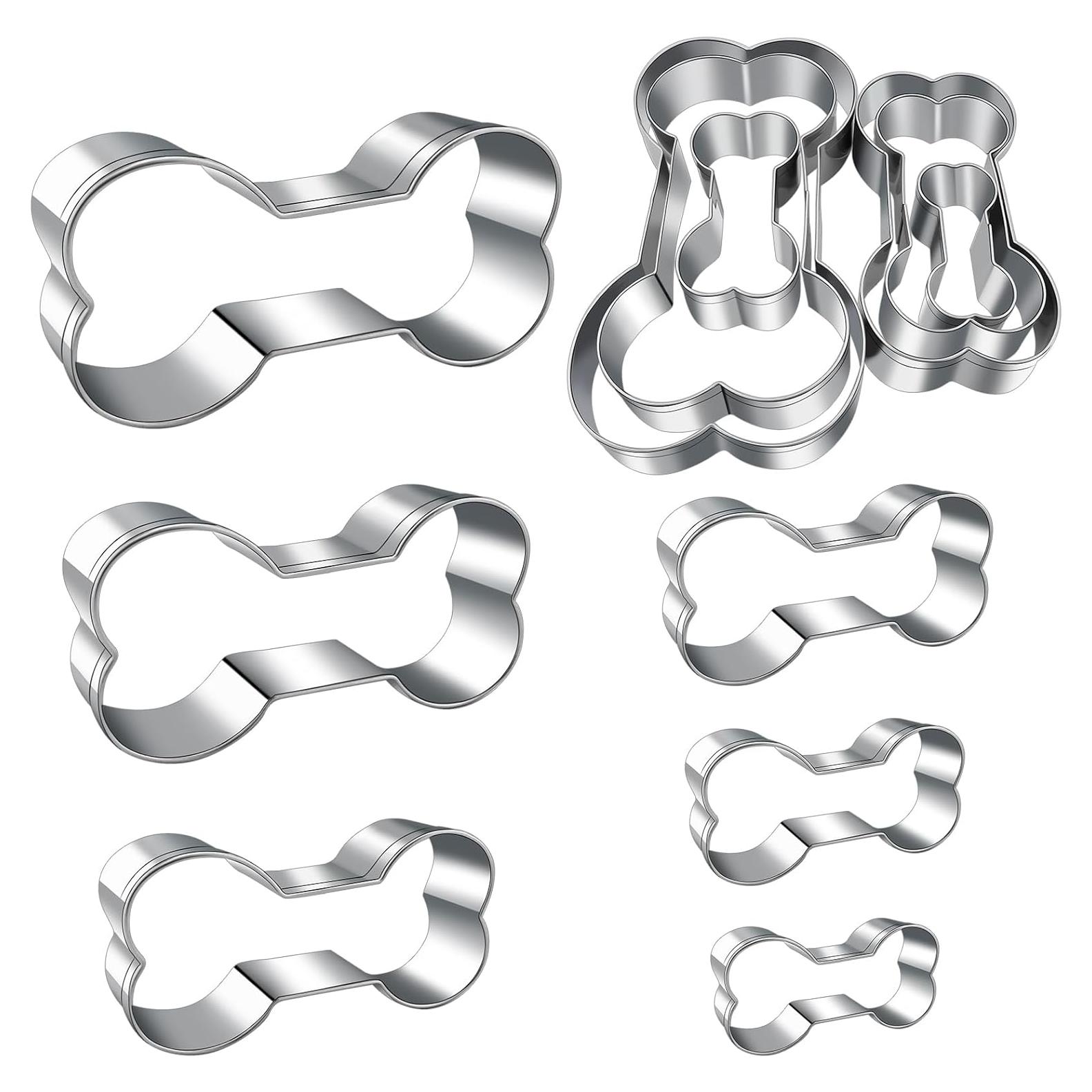 Juego de Cortadores de Galletas para Perros HiHITAOO 6 Piezas