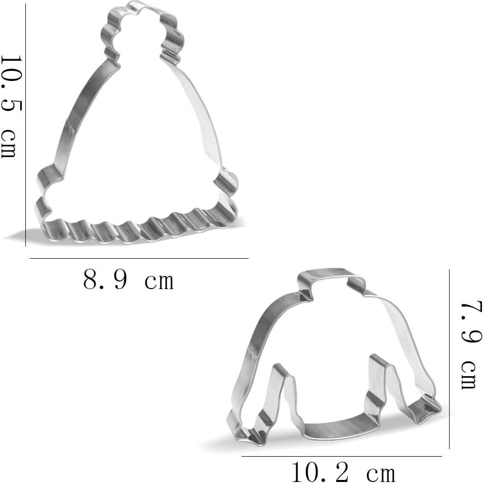 Juego de Cortadores de Galletas de Navidad Keewah - 7 Piezas