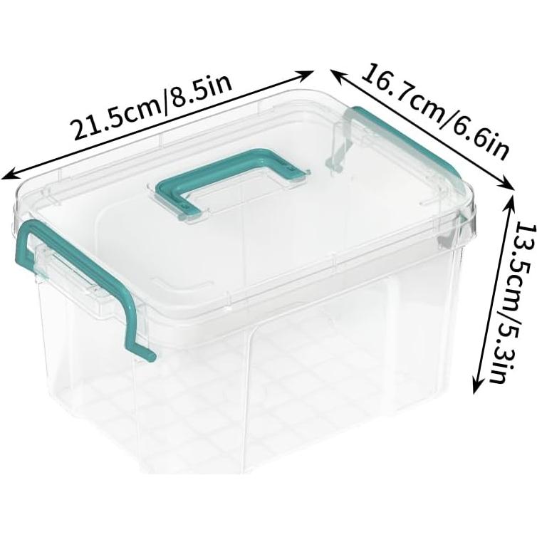 Paquete de 7 Cajas de Almacenamiento Covetree 4.73L Apilables