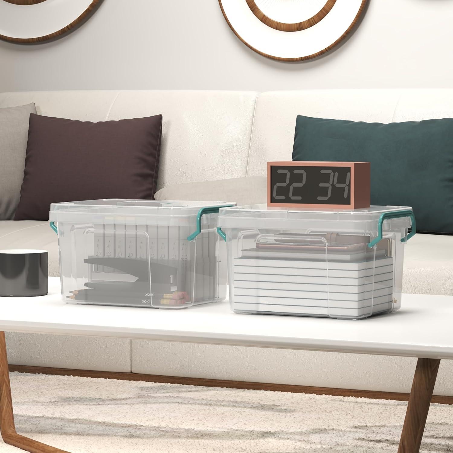 Paquete de 7 Cajas de Almacenamiento Covetree 4.73L Apilables