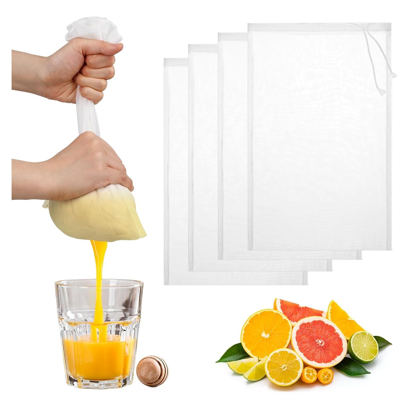 Paquete de 4 filtros de tela QfwdfcTrenz 30x20 cm nylon