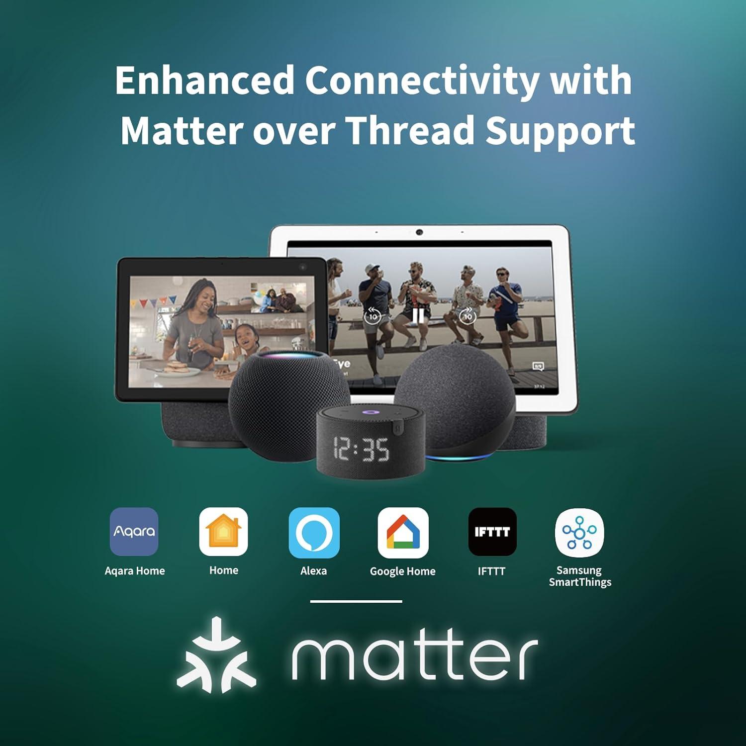 Cerradura Inteligente Aqara U300 con Huella Dactilar, Negra