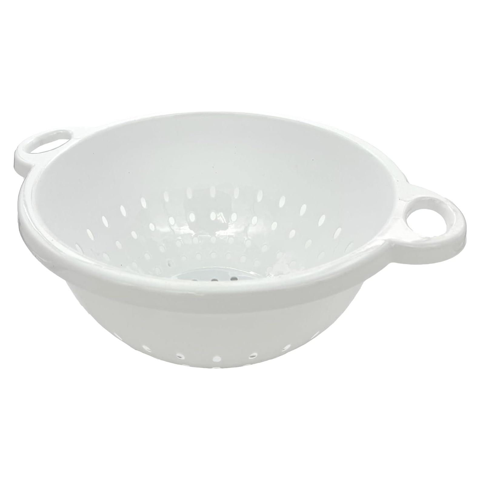 Colador de Plástico Blanco Rocky Mountain Goods 4.73L Apto Lavavajillas