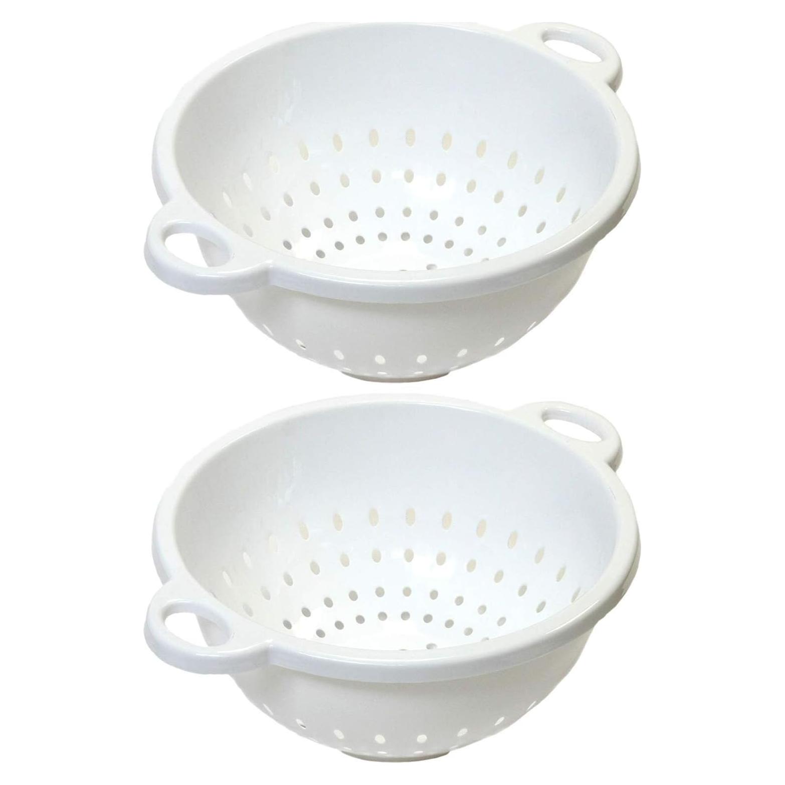 Colador Profundo Chef Craft 2-Pack 28x13 cm Blanco