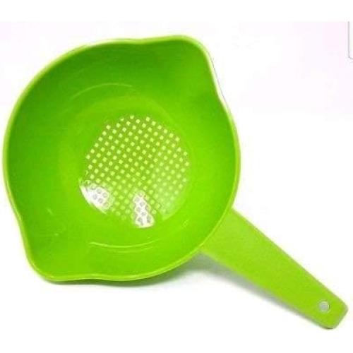 Colador Pequeño Tupperware Verde Lima 1 Cuartillo con Mango
