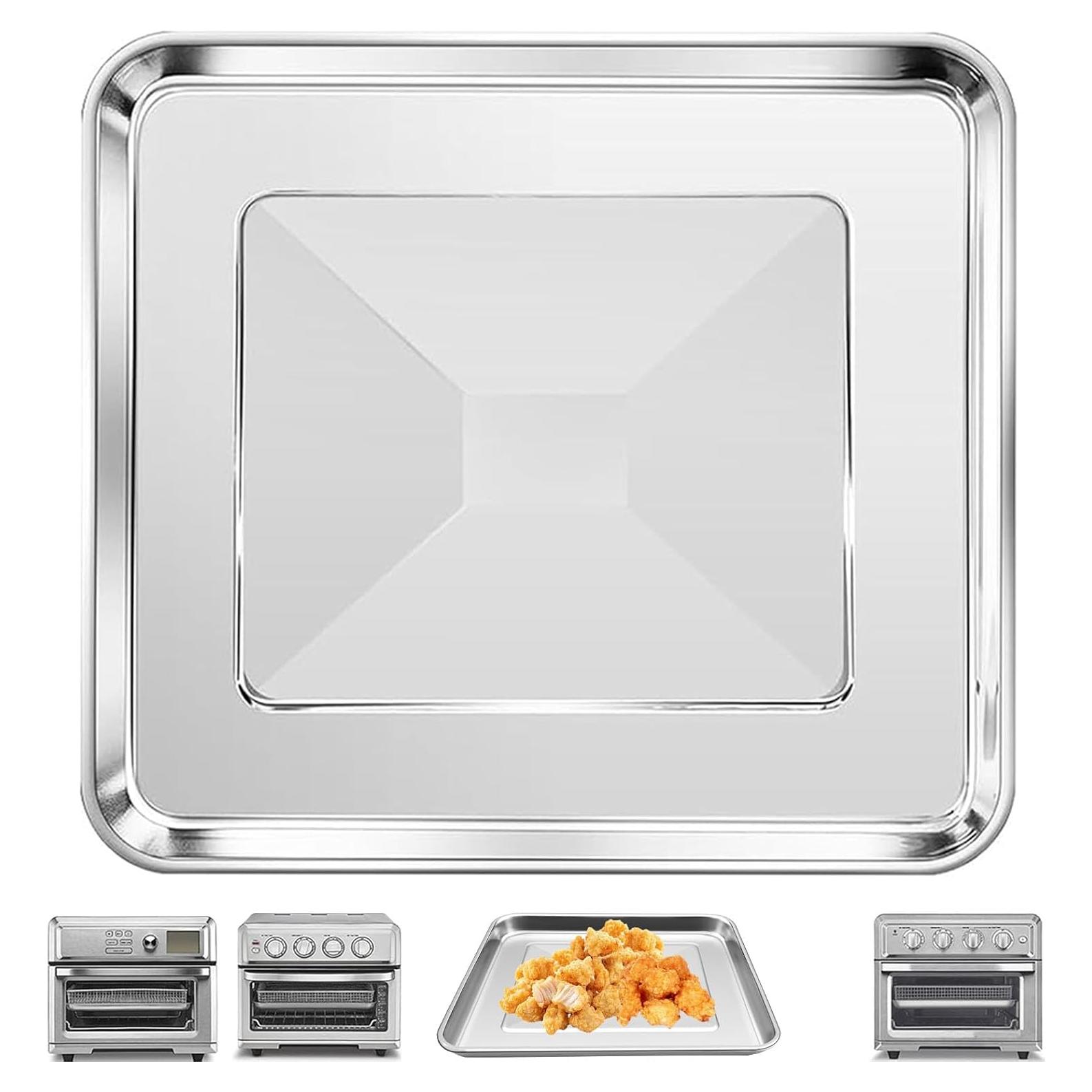 Cesta de Acero Inoxidable para Freidora de Aire Cuisinart 30.99x27.94 cm