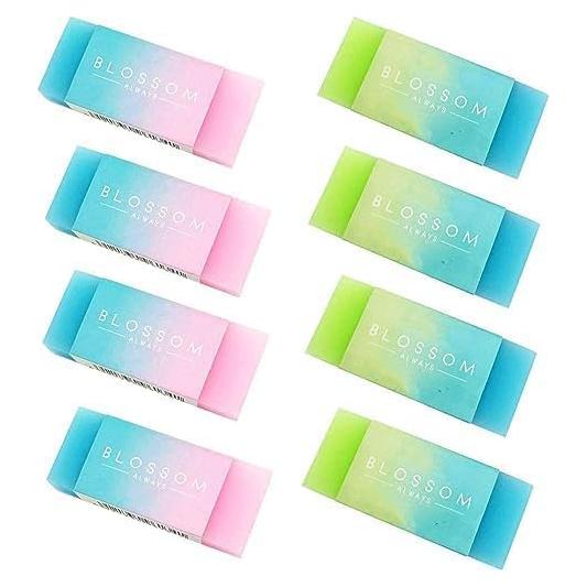 Juego de 8 Gomas de Borrar Cubo WaigN Multicolor