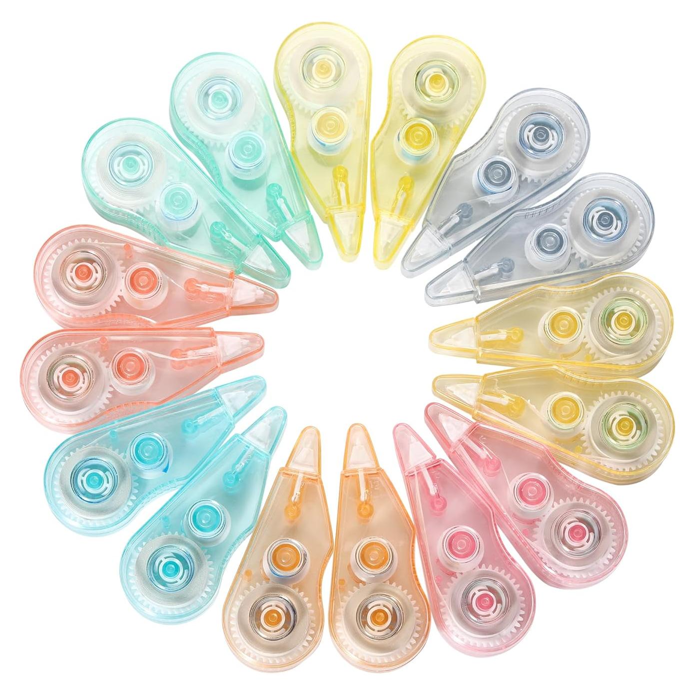 Cinta Correctora Mini WISOPTUS 16PCS 4m Blanca Seca Instantáneamente