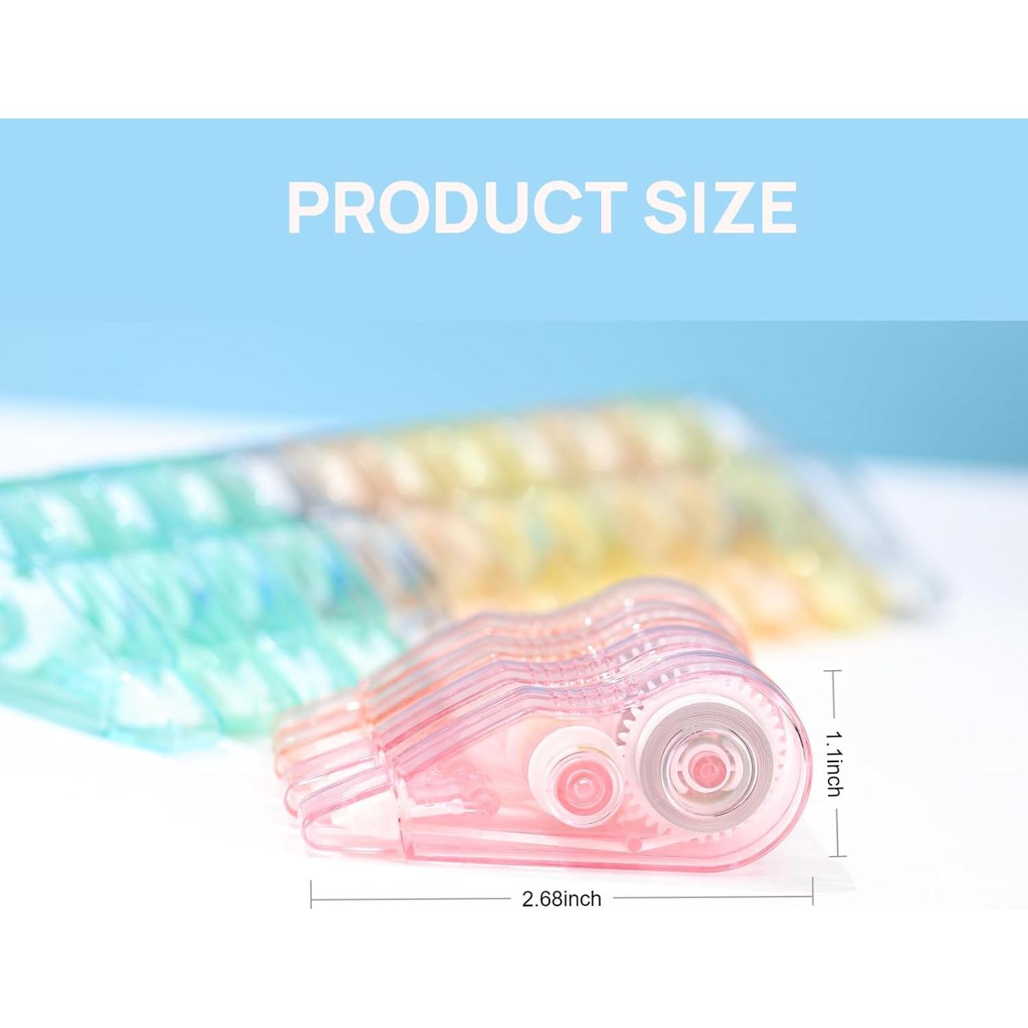 Cinta Correctora Mini WISOPTUS 16PCS 4m Blanca Seca Instantáneamente