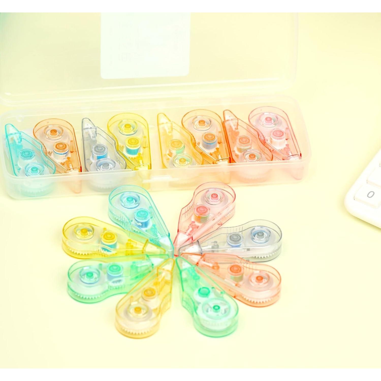 Cinta Correctora Mini WISOPTUS 16PCS 4m Blanca Seca Instantáneamente