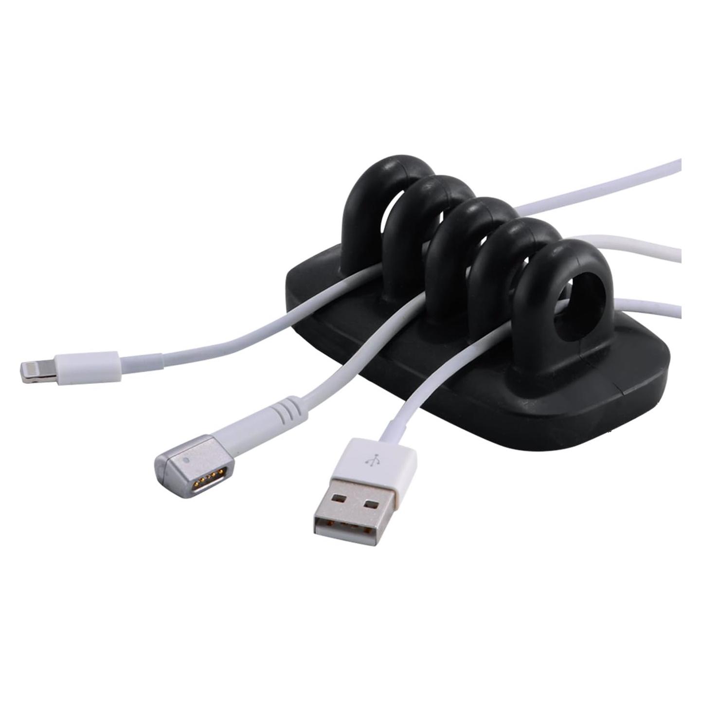 Soporte de Clip para Cable Negro JacobsParts MLT-CD-BLK