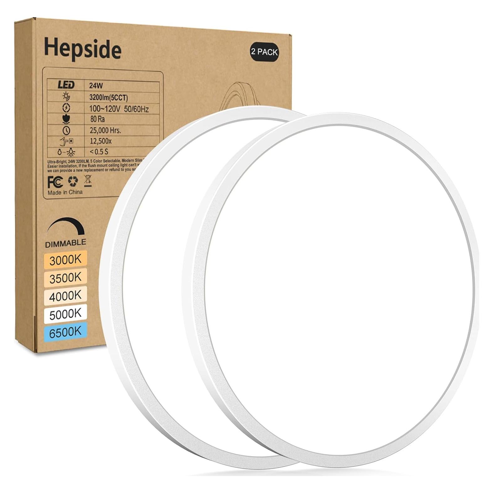 Luz de Techo LED Empotrada Hepside 30.48cm 24W Regulable