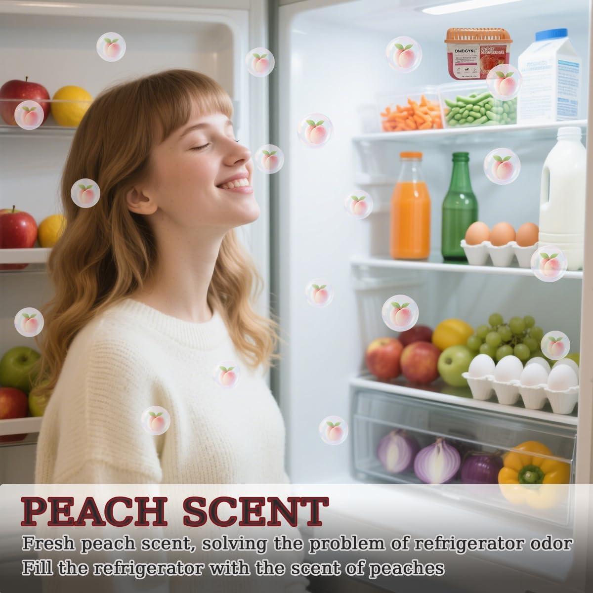 Desodorante de Refrigerador DMDGYNL Gel Durazno 2 Pcs