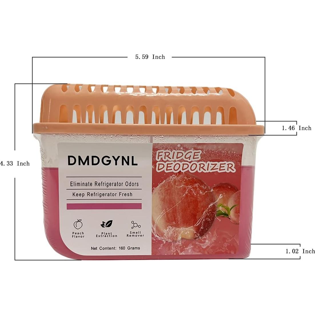 Desodorante de Refrigerador DMDGYNL Gel Durazno 2 Pcs