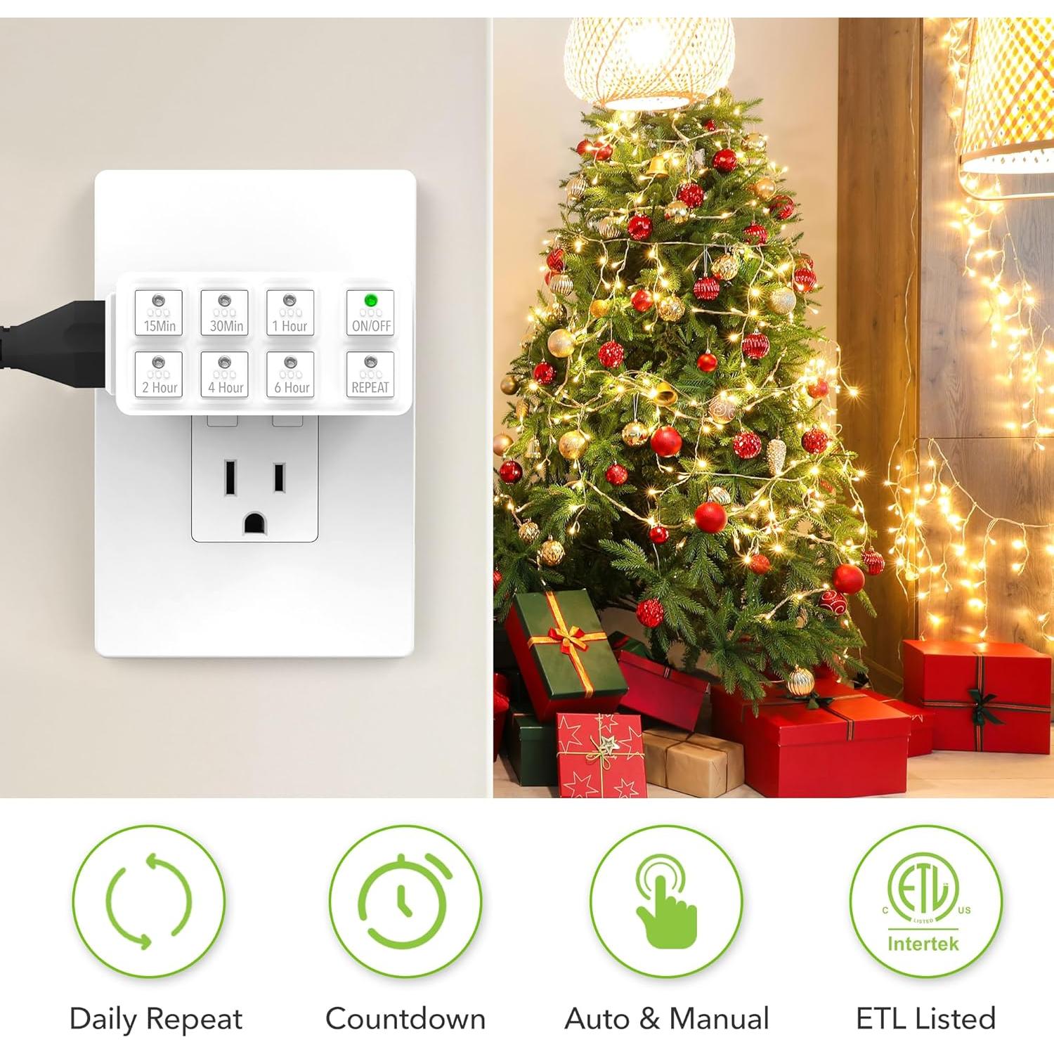 Temporizador de Cuenta Regresiva BN-LINK 15A 1875W Interior