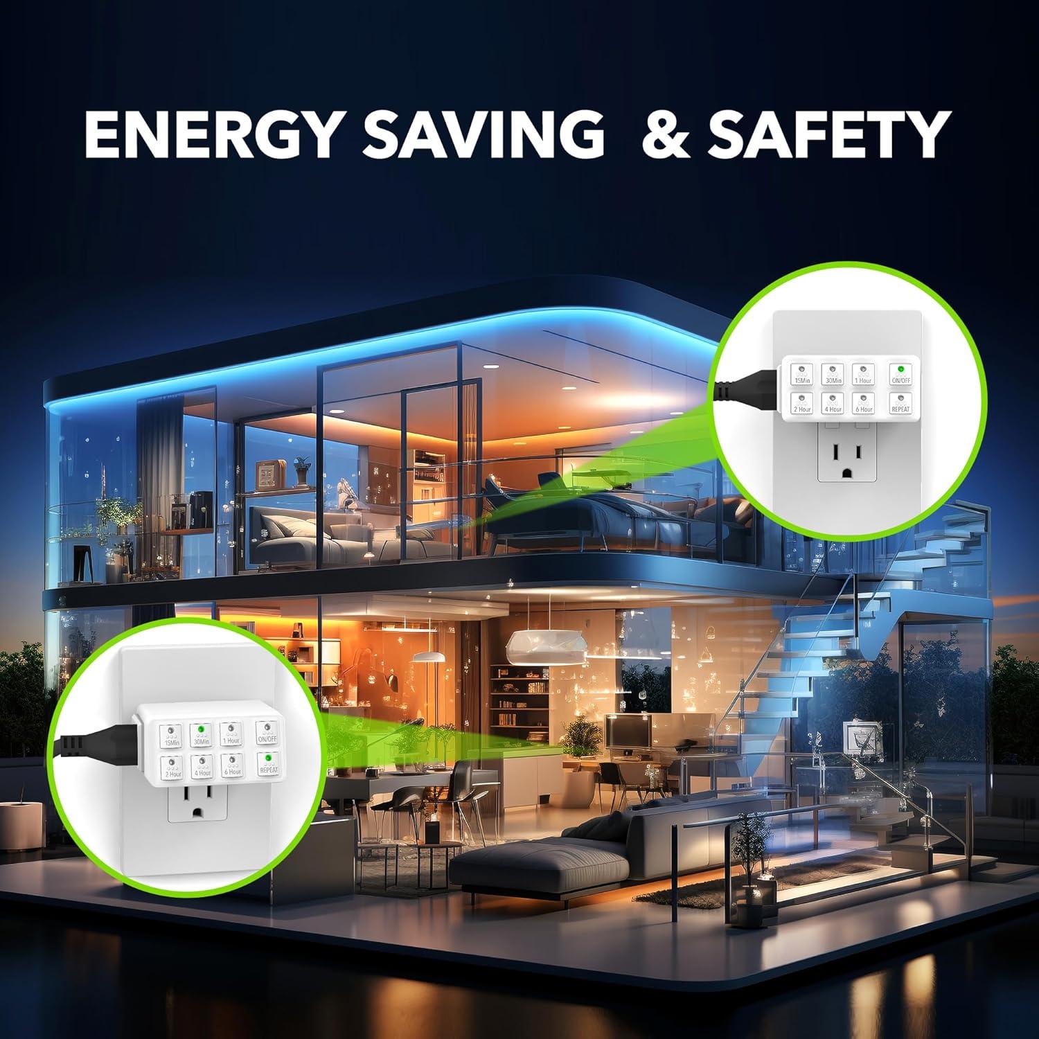 Temporizador de Cuenta Regresiva BN-LINK 15A 1875W Interior