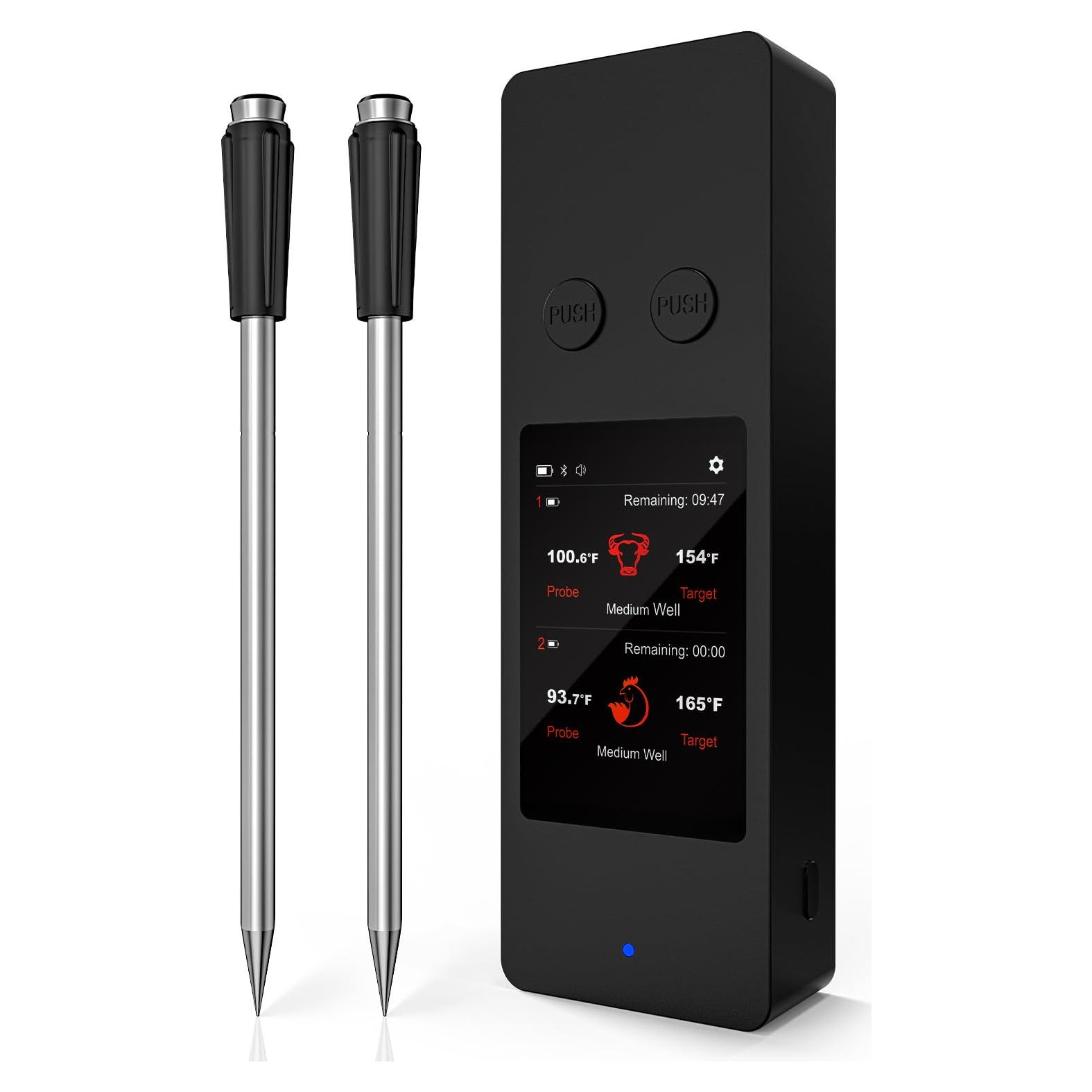 Termómetro de Carne Inalámbrico AWLKIM JX369 Bluetooth 5.3