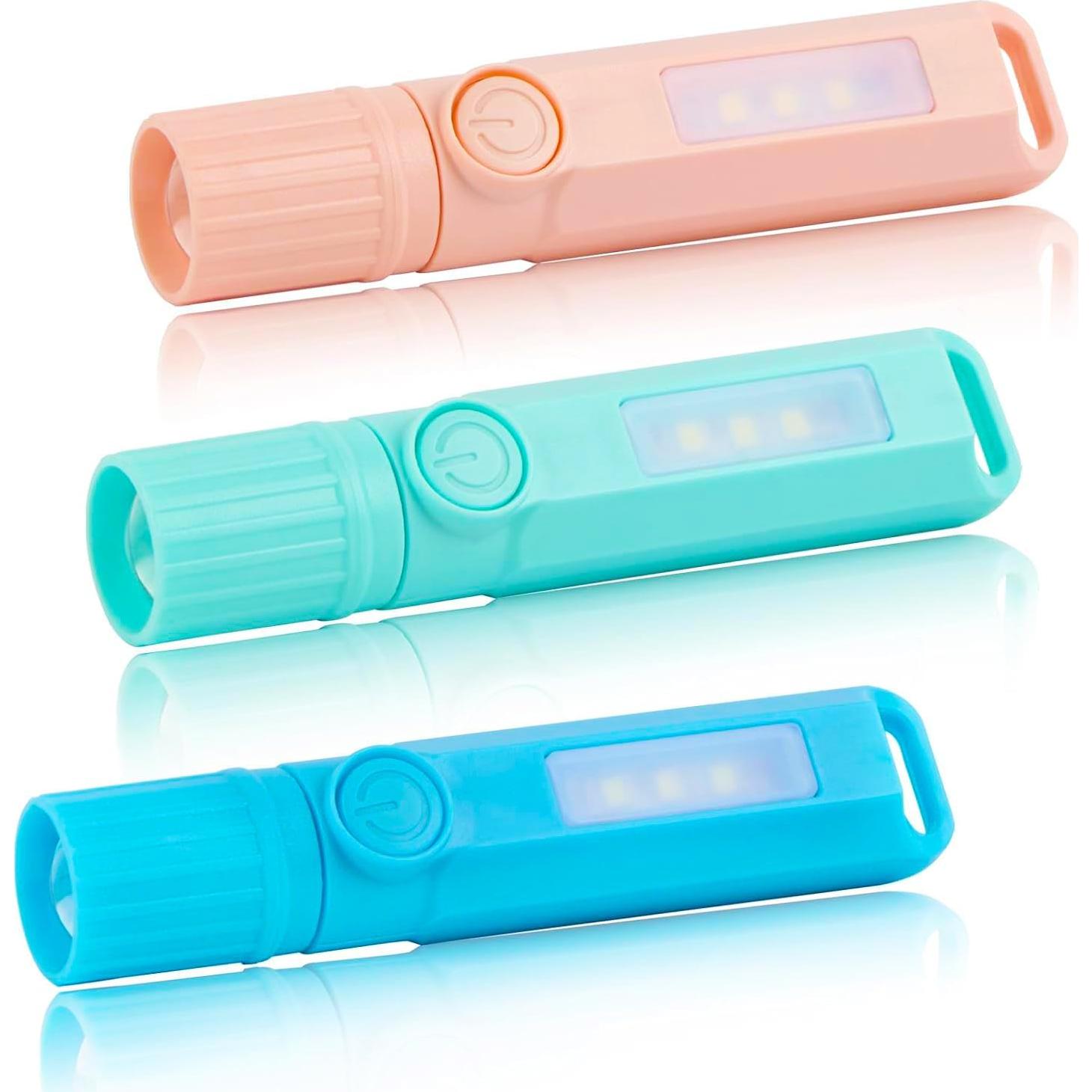 Paquete de 3 Linternas Recargables USB C Hilngav S19