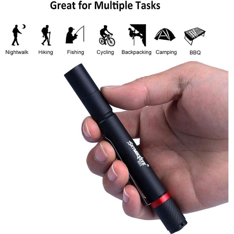 Paquete de 5 Linternas de Bolígrafos LED CASTNOO IP67