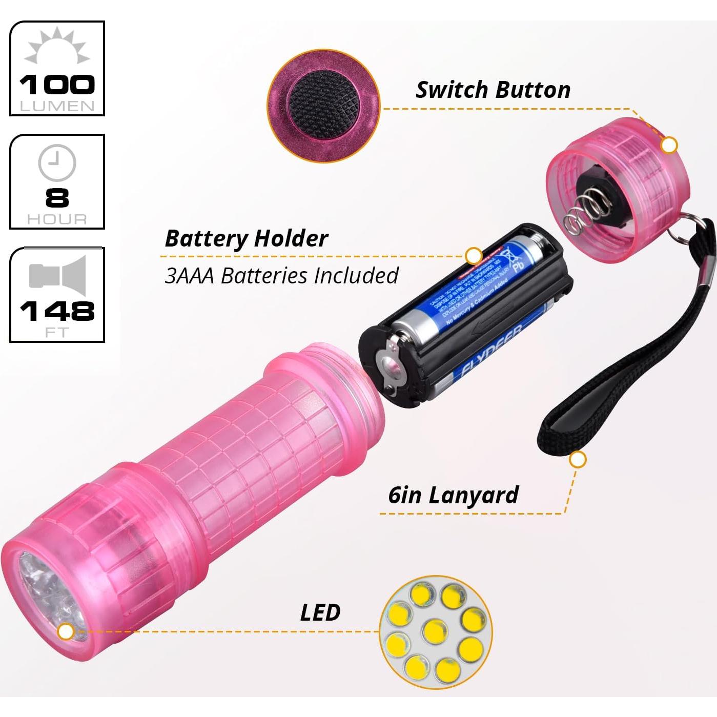 5 Linternas Brillantes en la Oscuridad KunHe - Mini para Niños