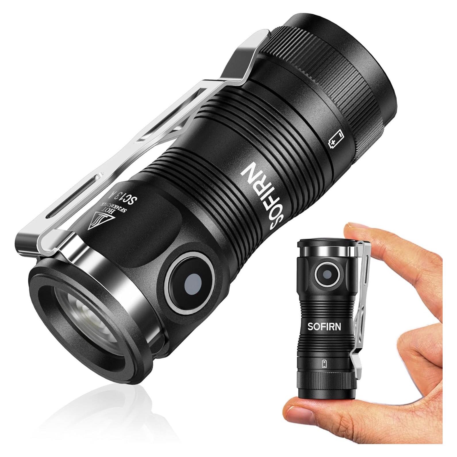 Linterna Mini Sofirn SC13A 1300 Lúmenes IP68 Recargable