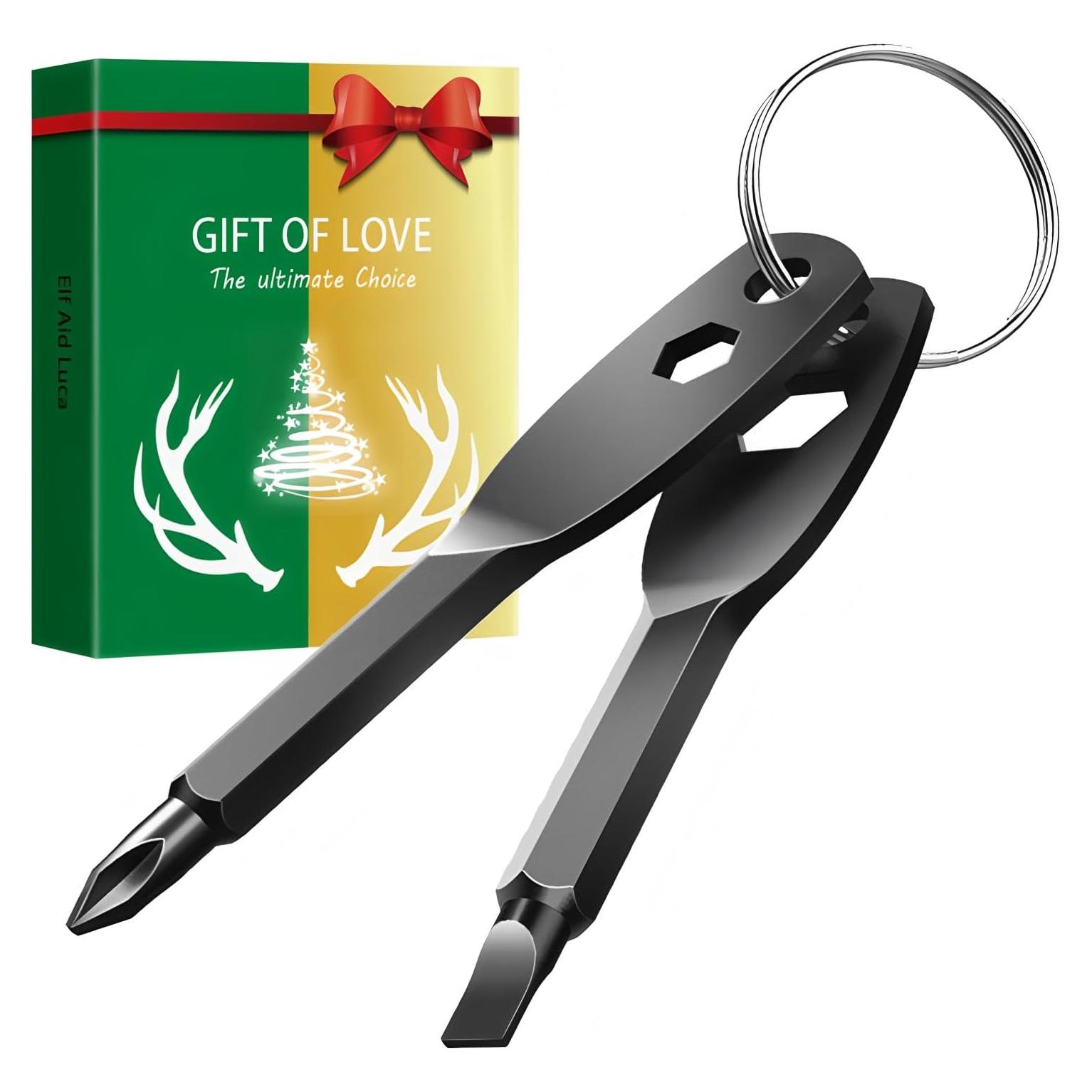 Destornillador Llavero 4 en 1 Luca Elf Aid - Negro