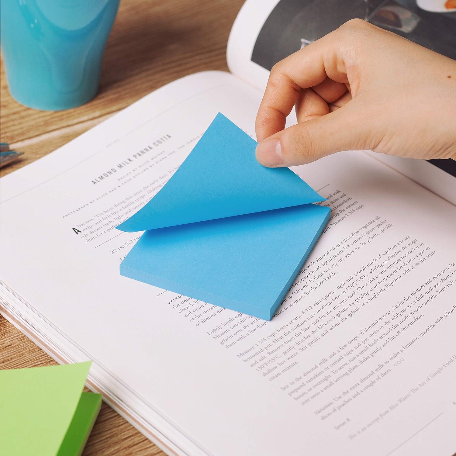 Notas Adhesivas Mr. Pen 7.62 cm x 7.62 cm Colores Brillantes