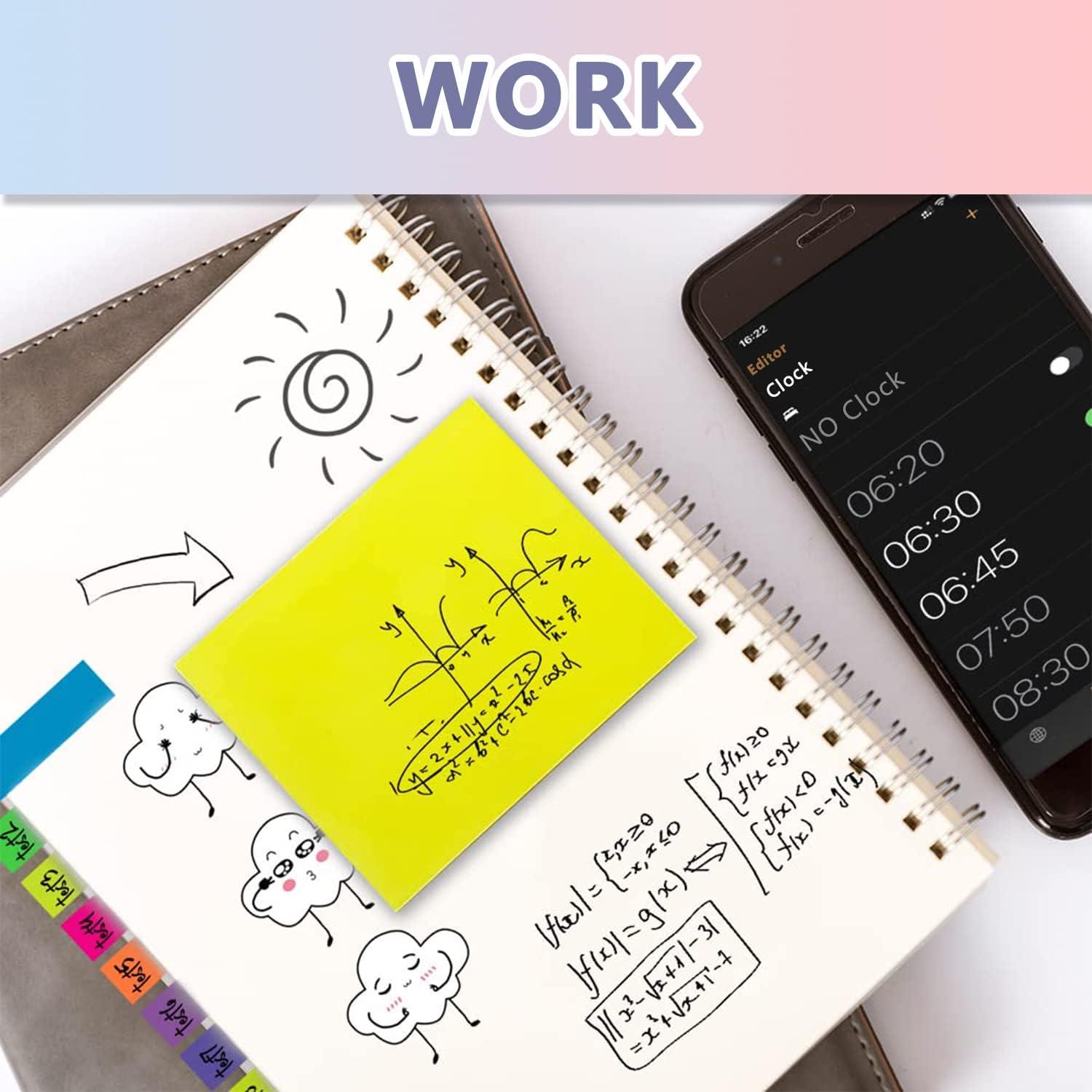 Juego de Notas Adhesivas 710pcs JIURUN Multicolor y Organizador