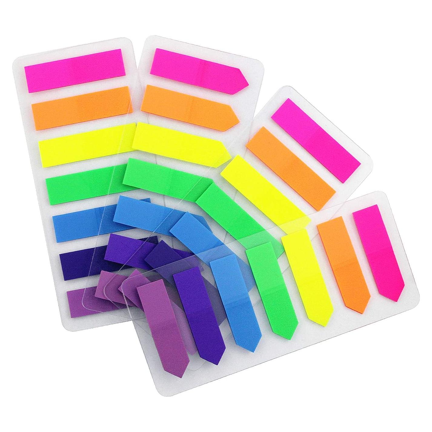 4 Sets de Pestañas Neón Lobo Oriental 1.27x4.57 cm 560 Pcs