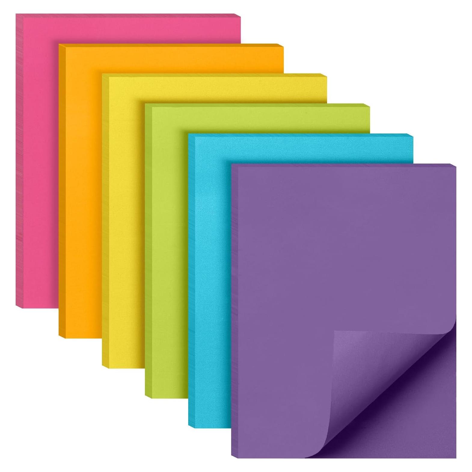 Notas Adhesivas Mr. Pen, 6 Blocs, 360 Hojas Multicolor