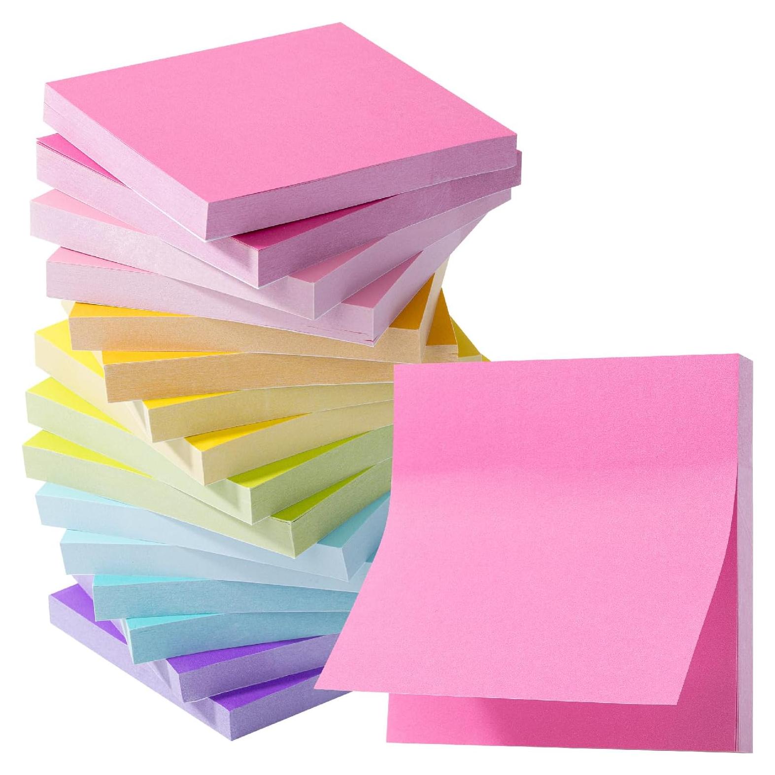 Notas Adhesivas Mr. Pen, 16 Blocs, 1300 Hojas Coloridas