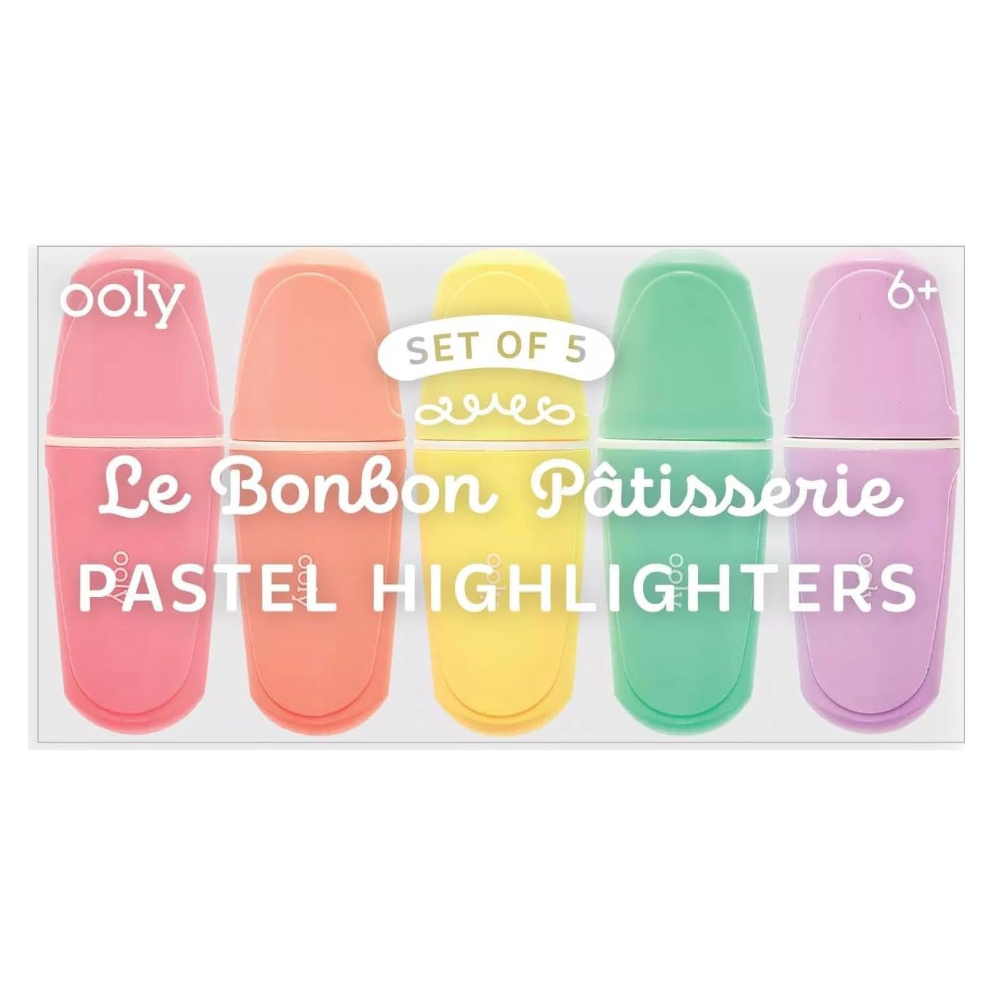 Set de 5 Mini Marcadores Fluorescentes Ooly - Colores Pastel